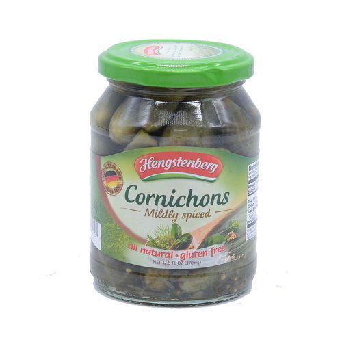 Hengstenberg Cornichons, Mildly Spiced