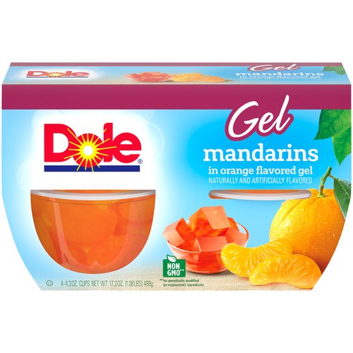 Dole Gel Mandarins in Orange flavored Gel