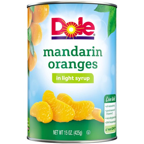 Dole Mandarin Oranges in Light Syrup