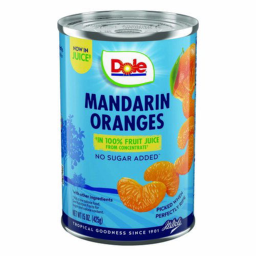 Dole Mandarin Oranges 100% Juice