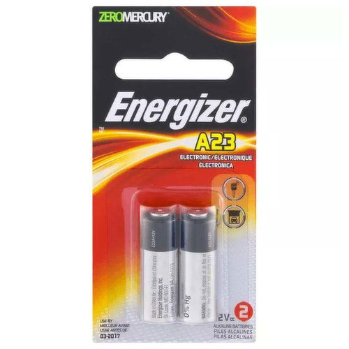 Energizer A23 Batteries, Miniature Alkaline # A23BPZ-2 (2-Pack)