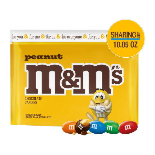 M&M'S Peanut Milk Chocolate Candy Bag