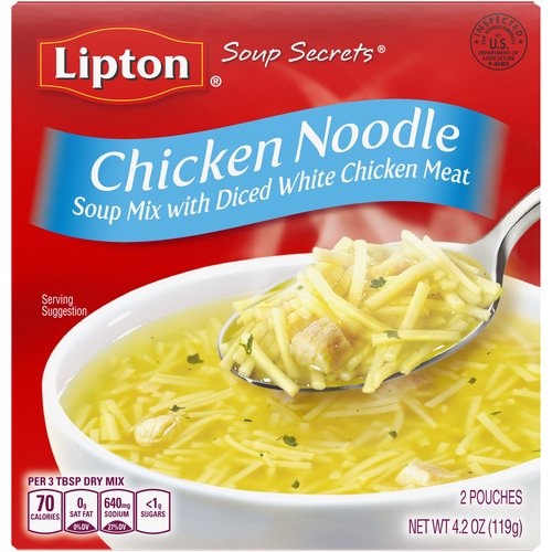 Lipton Soup, Chicken Noodle with Meat