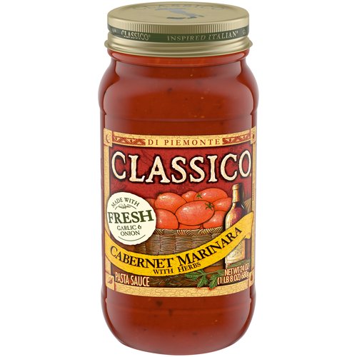 Classico Pasta Sauce, Cabernet Marinara