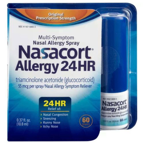 Nasacort Allergy Nasal Spray, 24-Hour Relief