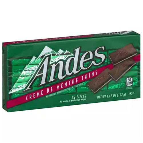 Andes Creme De Menthe Thins Snap Bars