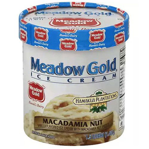 Meadow Gold Ice Cream, Macadamia Nut