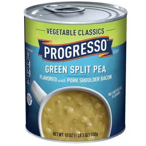 Progresso Vegetable Classics Green Split Pea Soup with Bacon