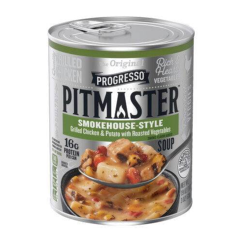 Progresso Pitmaster Smokehouse-Style Grilled Chicken & Potato with Roasted Vegetables Soup