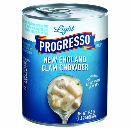 Progresso Light Soup, New England Clam Chowder