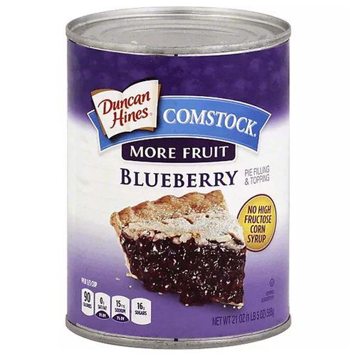 Duncan Hines Comstock Pie Filling, Blueberry 