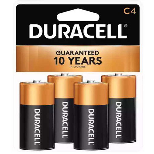 Duracell Coppertop Alkaline Battery, C