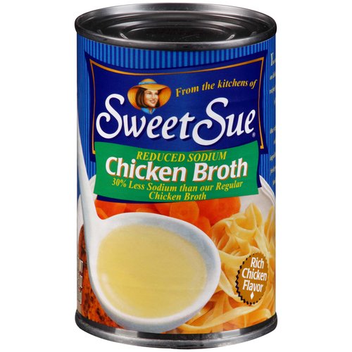Sweet Sue Reduced Sodium Chicken Broth