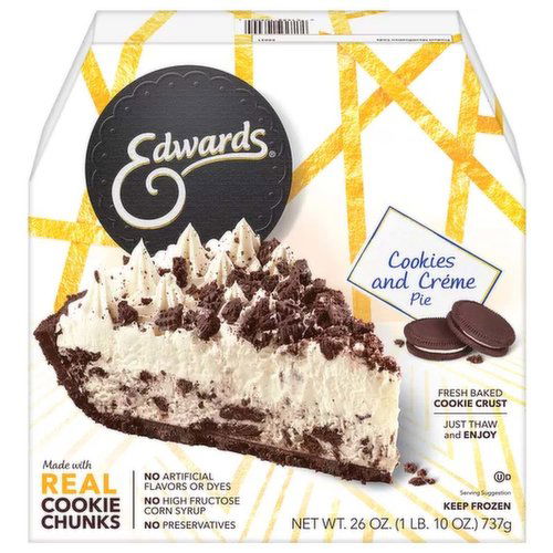 Edwards Pie, Cookies And Creme