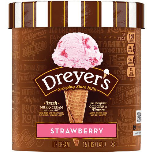 Dreyer's Classic Ice Cream, Strawberry - Foodland
