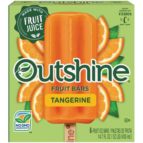 Outshine Fruit Bars, Tangerine