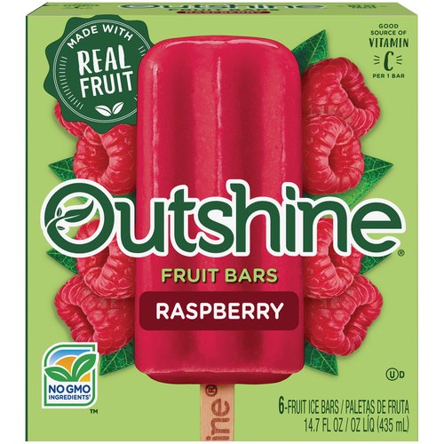 Outshine Fruit Bars, Raspberry