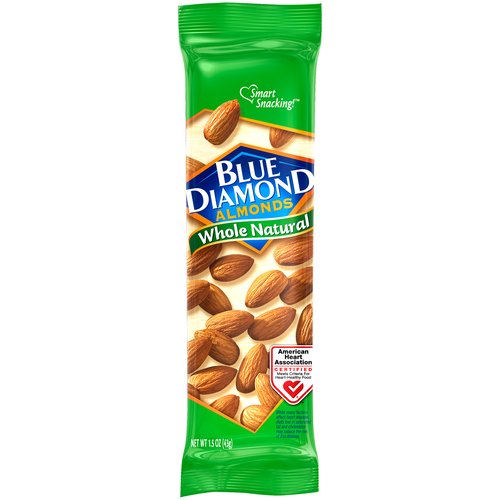 Blue Diamond Whole Natural Almonds, Whole Natural
