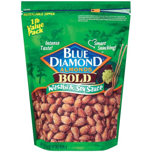 Blue Diamond Bold Wasabi & Soy Sauce Almonds