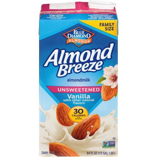 Almond Breeze Vanilla Almondmilk, Unsweetened