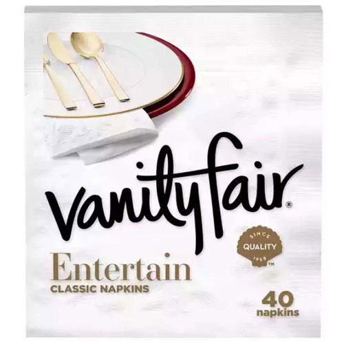 Vanity Fair Entertain Classic Napkins