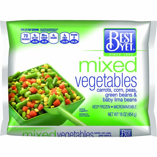 Best Yet Frozen Mixed Vegetables