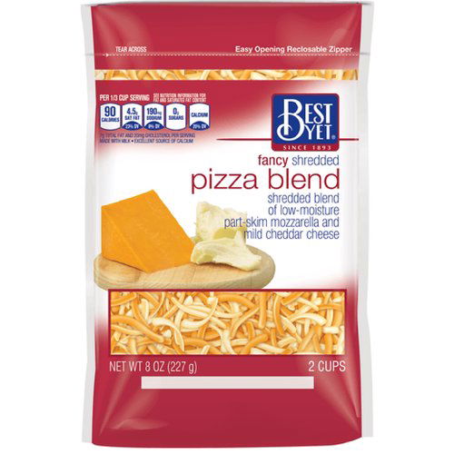 Best Yet Fancy Shredded Cheese, Pizza Blend