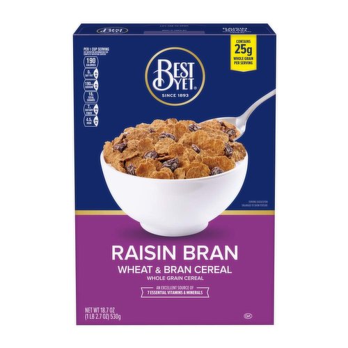 Best Yet Raisin Bran, 18.7 Oz