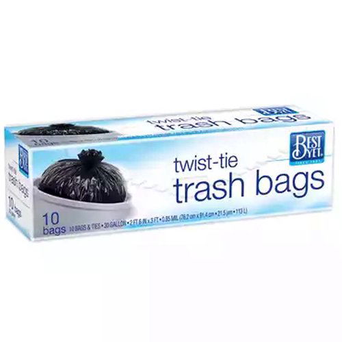 Best Yet Trash Bags, 30 Gallon