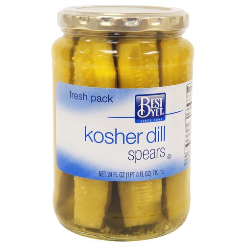 Best Yet Kosher Dill Pickle Spears