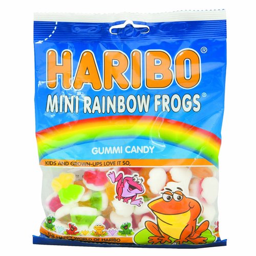 Haribo Mini Rainbow Frogs Gummi Candy