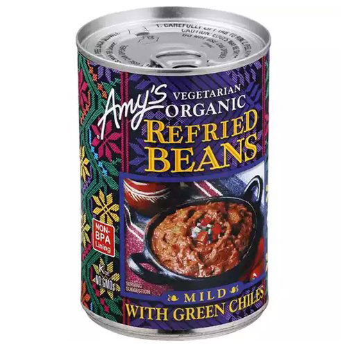 Amy's Organic Refried Pinto Beans with Green Chili