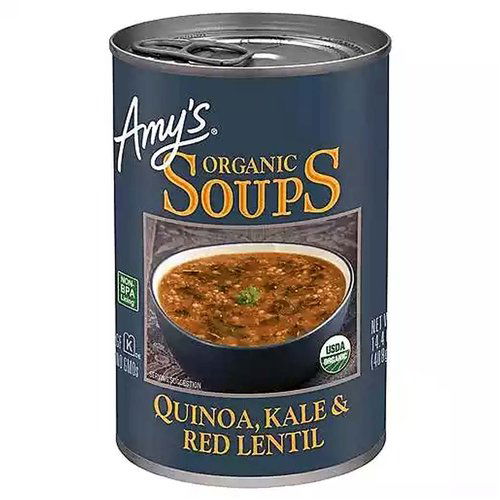 Amy's Organic Quinoa Kale & Red Lentil Soup 