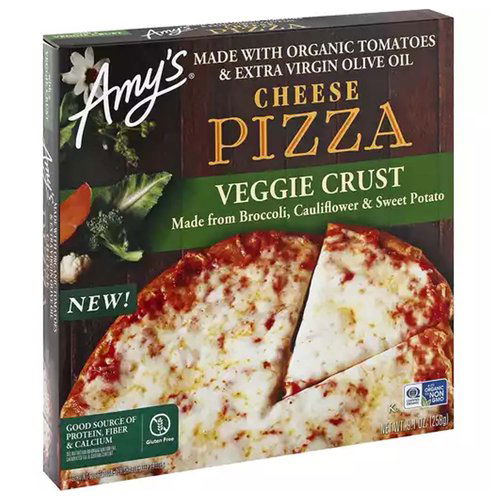 Amy's Pizza Veggie Crust Cheese, 9.1 Ounce