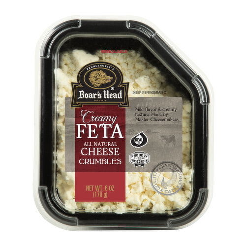 Boar's Head Creamy Feta, Crumbled