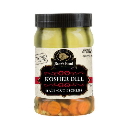 Boar's Head Kosher Dill Pickles, Halves