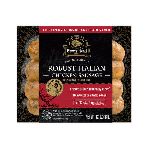 Boar’s Head Robust Italian All Natural Chicken Sausage