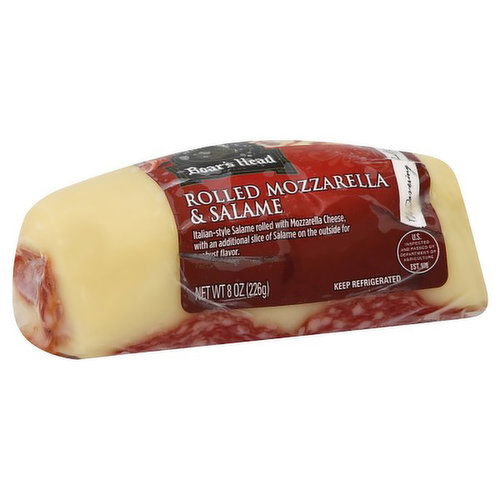 Boar's Head Rolled Mozzarella Cheese & Salame