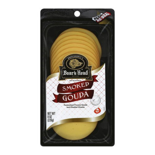 Boar's Head Pre-Sliced Smoked Gouda Cheese