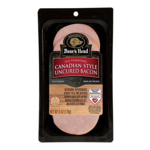 Boar's Head Canadian Style Uncured Bacon