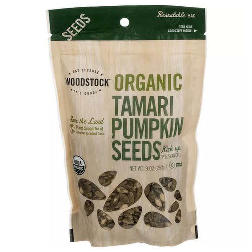 Woodstock Organic Tamari Pumpkin Seeds