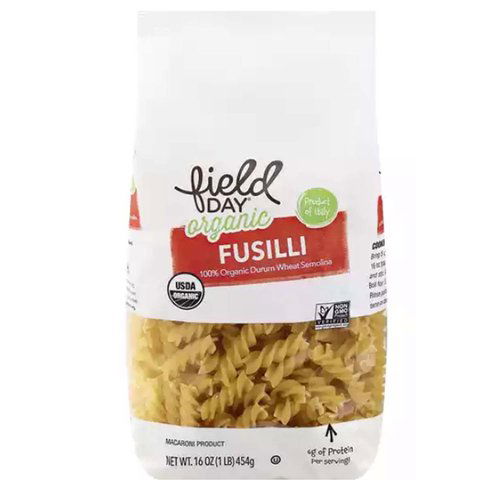 Field Day Organic Fusilli Pasta