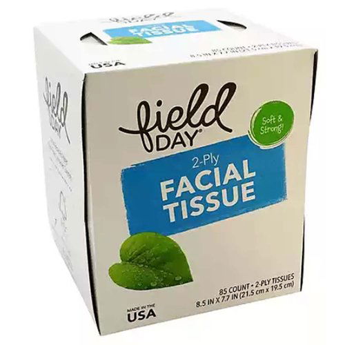 Field Day Facial Tissue, 85 Sheets