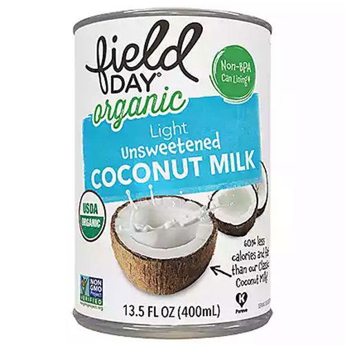 Field Day Coconut Milk, Unsweetened, Light