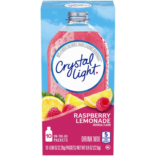 Crystal Light Raspberry Lemonade Powdered Drink Mix, Sugar Free