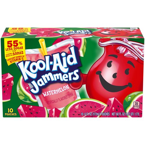 Kool-Aid Jammers, Watermelon (Pack of 10)