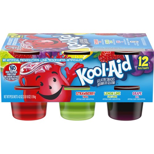 Kool-Aid Ready-to-Eat Jell-O, Sweetened