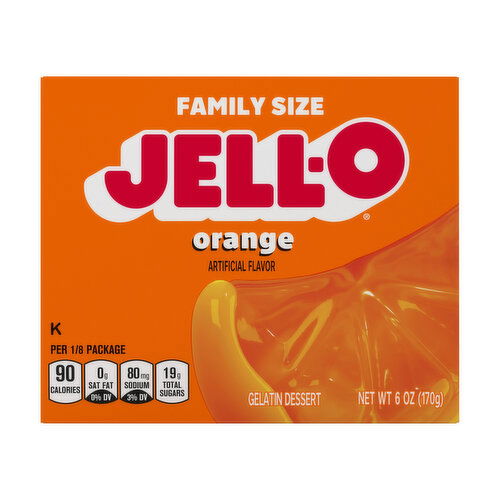 Jell-O Orange Instant Gelatin Mix