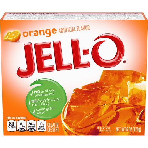 Jell-O Orange Instant Gelatin Mix