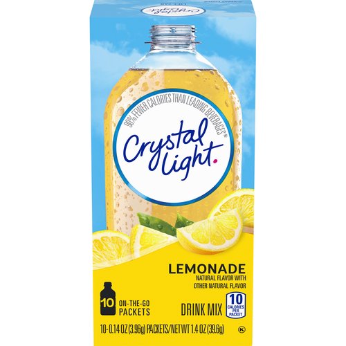 Crystal Light Lemonade Powdered Drink Mix, Sugar Free